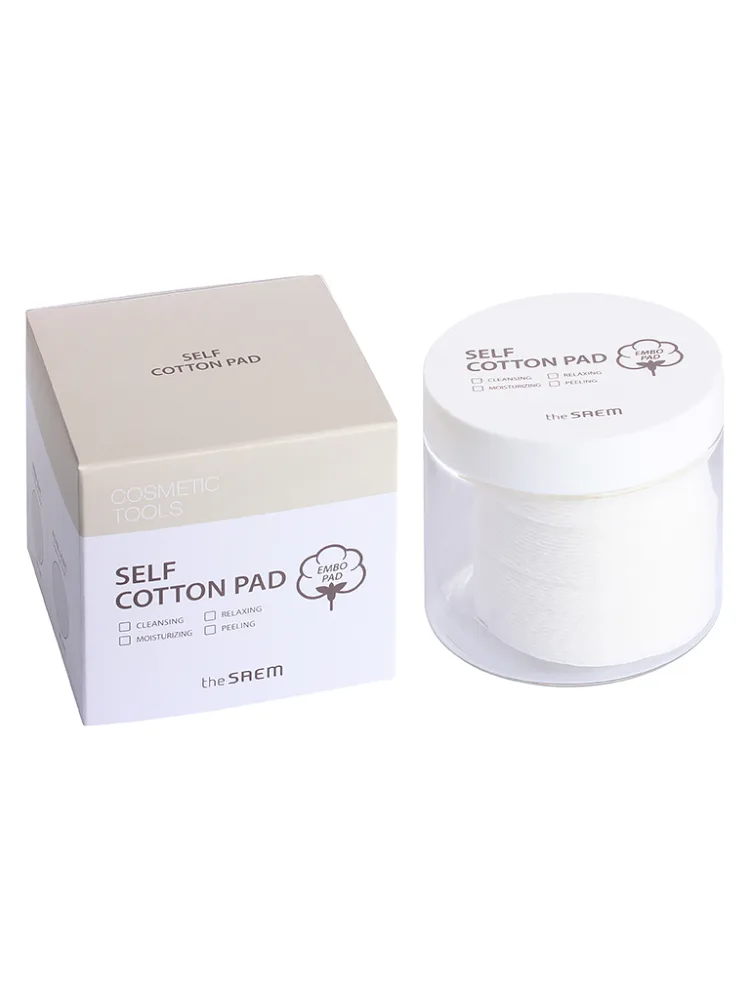 THE SAEM Пэды для лица ХЛОПКОВЫЕ Self Cotton Pad
