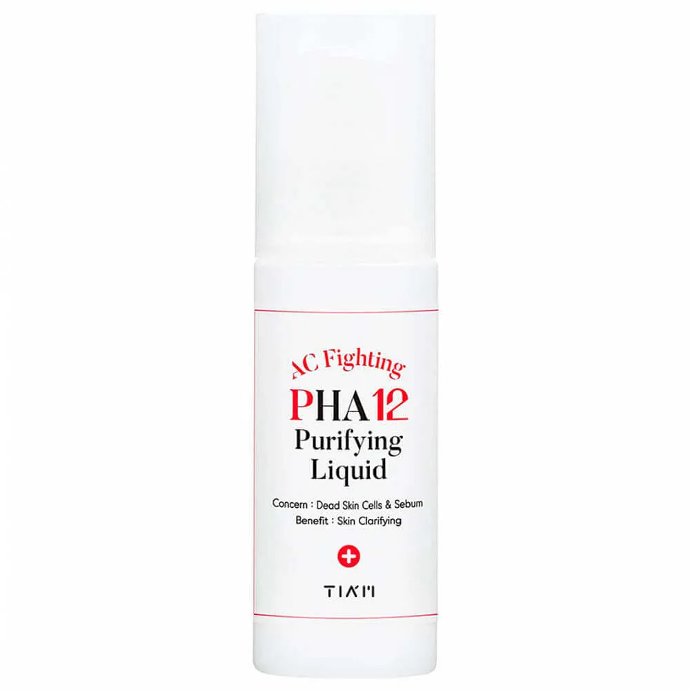 TIAM Пилинг-эссенция с PHA-кислотой и чайным деревом TIAM AC Fighting PHA 12 Purifying Liquid