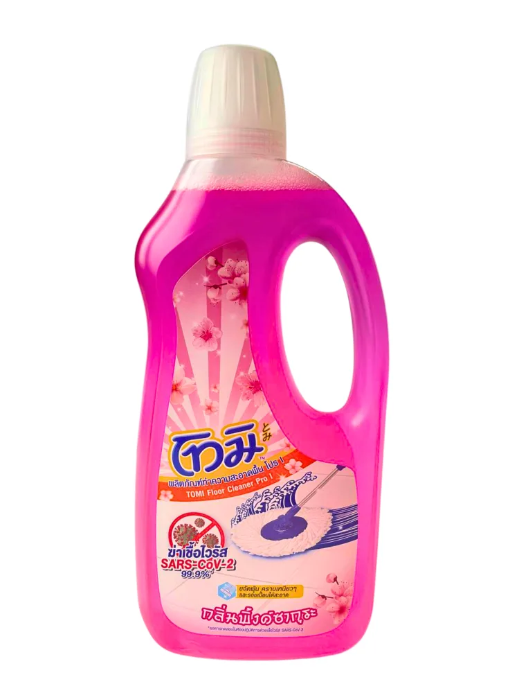 TOMI Средство для мытья полов РОЗОВАЯ САКУРА Floor Cleaner Pro