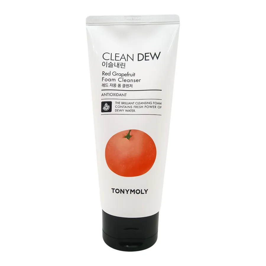 TONYMOLY Пенка для умывания очищающая КРАСНЫЙ ГРЕЙПФРУТ Tonymoly Clean Dew Red Grapefruit Foam Cleanser, 180