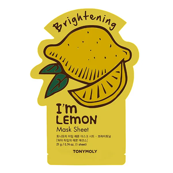 TONYMOLY Тканевая маска для лица ЛИМОН Tonymoly I'm Lemon Mask Sheet Brightening