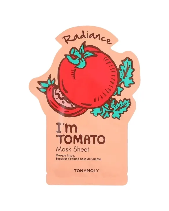 TONYMOLY Тканевая маска для сияния кожи ТОМАТ Tonymoly I'm Tomato Mask – Skin Glow