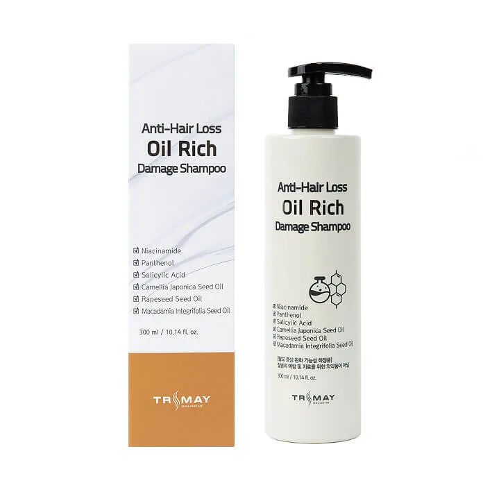 Trimay Питательный шампунь для поврежденных волос Trimay Anti-Hair Loss Oil Rich Damage Shampoo