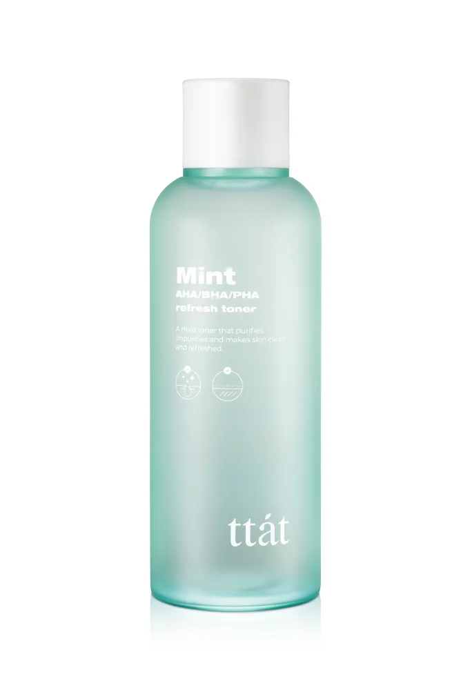 TTAT Тонер для лица МЯТА и AHA/BHA/PHA кислоты MINT AHA/BHA/PHA REFRESH TONER