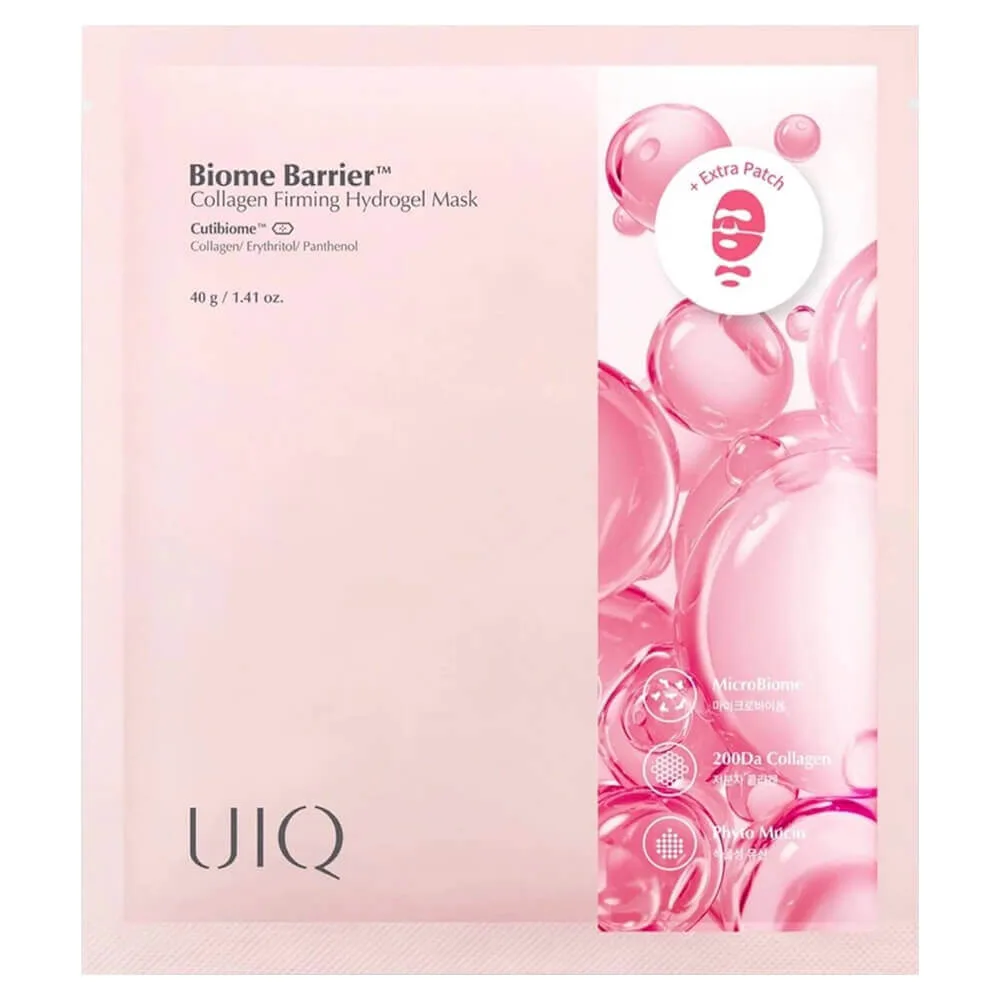 UIQ Гидрогелевая маска с коллагеном и пробиотиками UIQ Biome Barrier Collagen Firming Hydrogel Mask