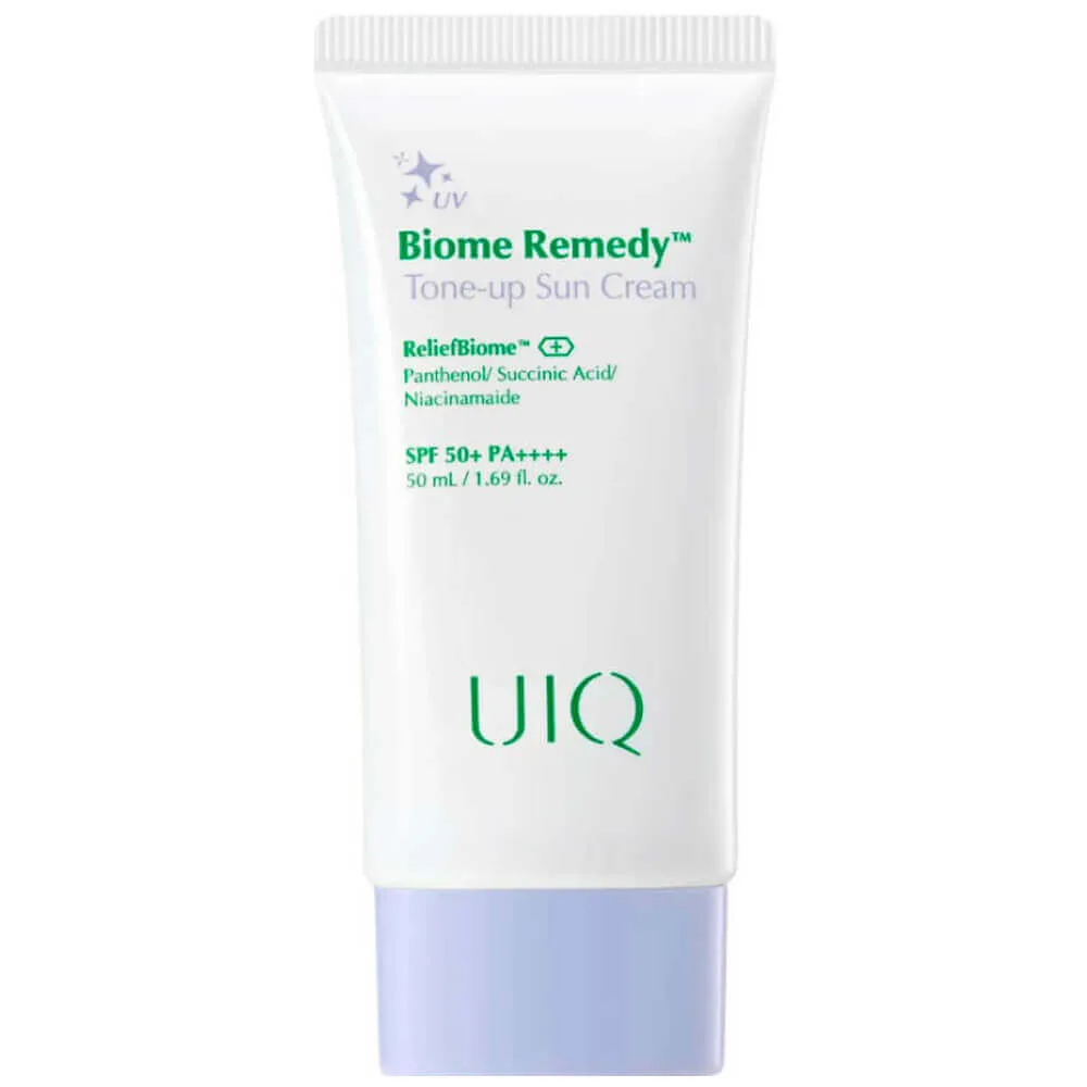 UIQ Корректирующий солнцезащитный крем UIQ Biome Remedy Tone-Up Sun Cream SPF50+ PA++++