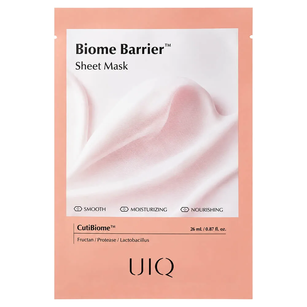 UIQ Тканевая барьерная маска с пробиотиками UIQ Biome Barrier Sheet Mask