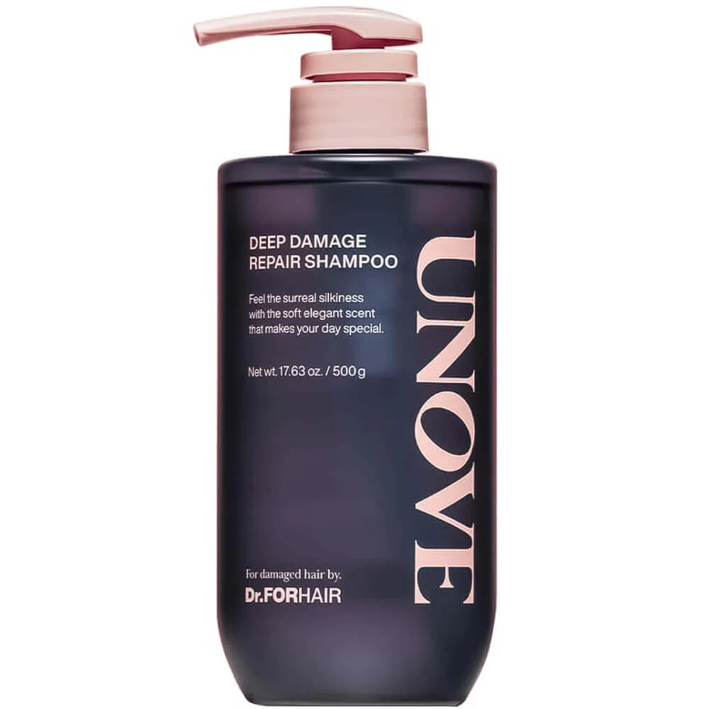 Unove Восстанавливающий шампунь с кератином и протеинами Unove Damage Repair Shampoo
