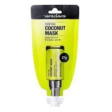 VERACLARA Маска-пленка для лица КОКОСОВОЕ МАСЛО Purifying Coconut Mask