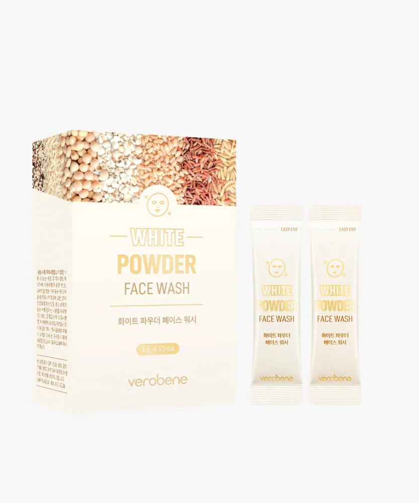 VEROBENE Пудра для лица энзимная ЗЛАКОВЫЕ ЭКСТРАКТЫ Powder Face Wash, 10 шт*5 гр