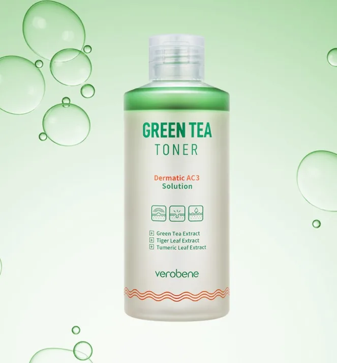 VEROBENE Тонер для лица ЭКСТРАКТ ЗЕЛЕНОГО ЧАЯ Green Tea Toner