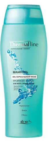 ВИТЭКС Шампунь для всех типов волос ТРОЙНОЙ ЭФФЕКТ на термальной воде