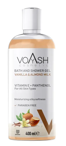 VOYASH Гель для душа ВАНИЛЬ И МИНДАЛЬНОЕ МОЛОЧКО Bath And Shower Gel