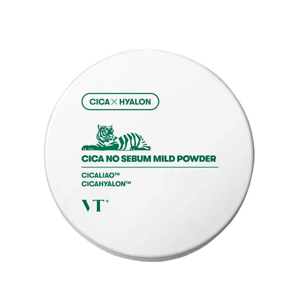 VT COSMETICS Рассыпчатая пудра с центеллой от жирного блеска VT Cosmetics Cica No Sebum Mild Powder