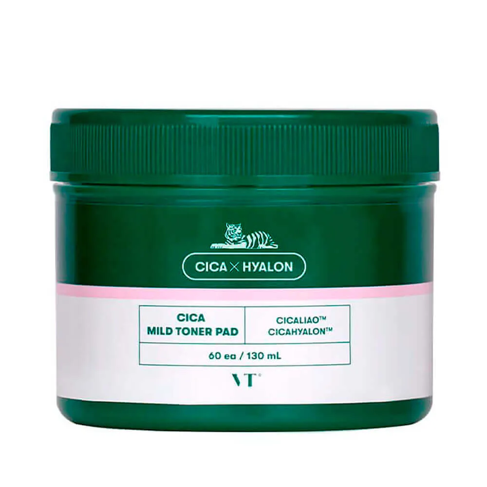 VT COSMETICS Успокаивающие пэды с центеллой Vt Cosmetics Cica Mild Toner Pad