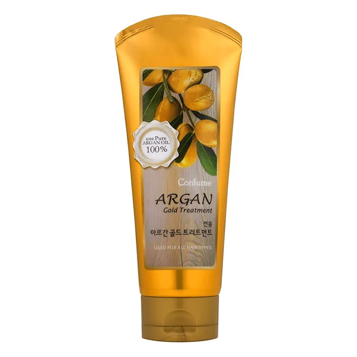 Welcos Маска для волос с маслом арганы и золотом Welcos Confume Argan Gold Treatment