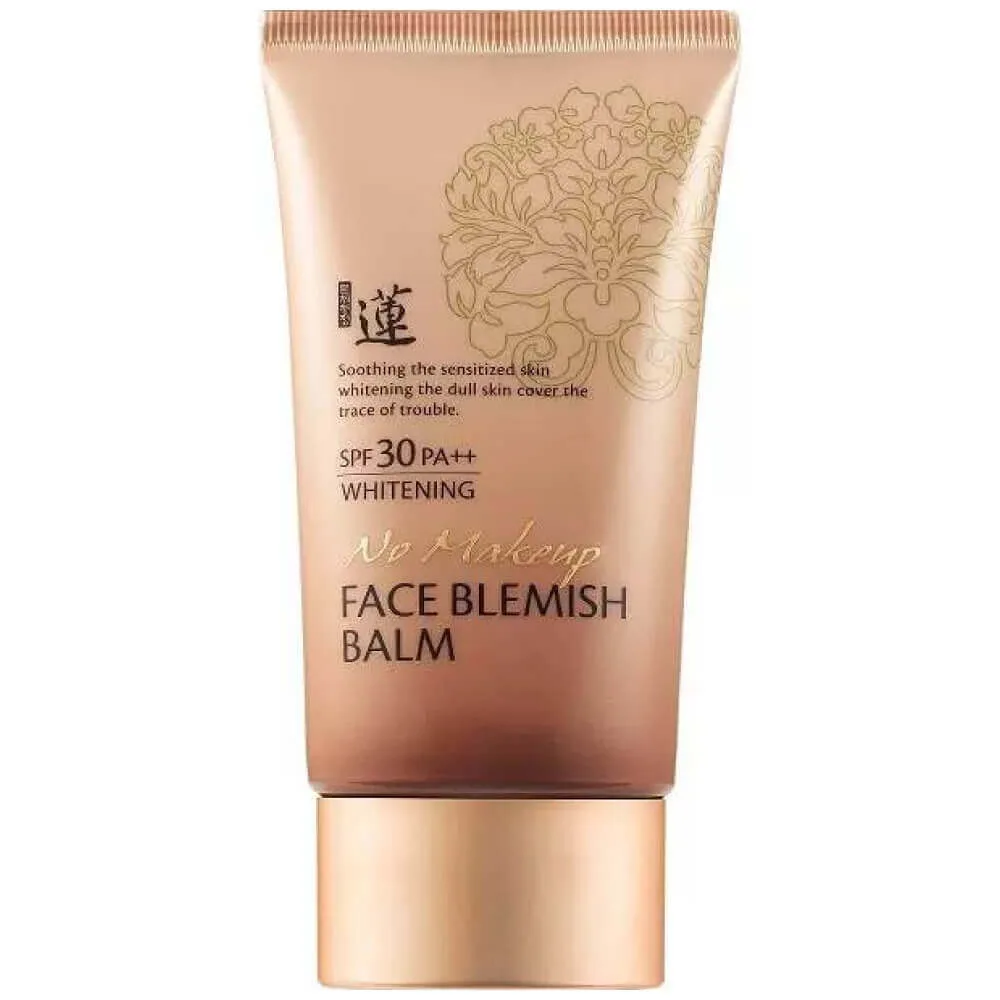 Welcos Омолаживающий ББ-крем Welcos Lotus BB No Make Up Face Blemish Balm SPF30 PA++