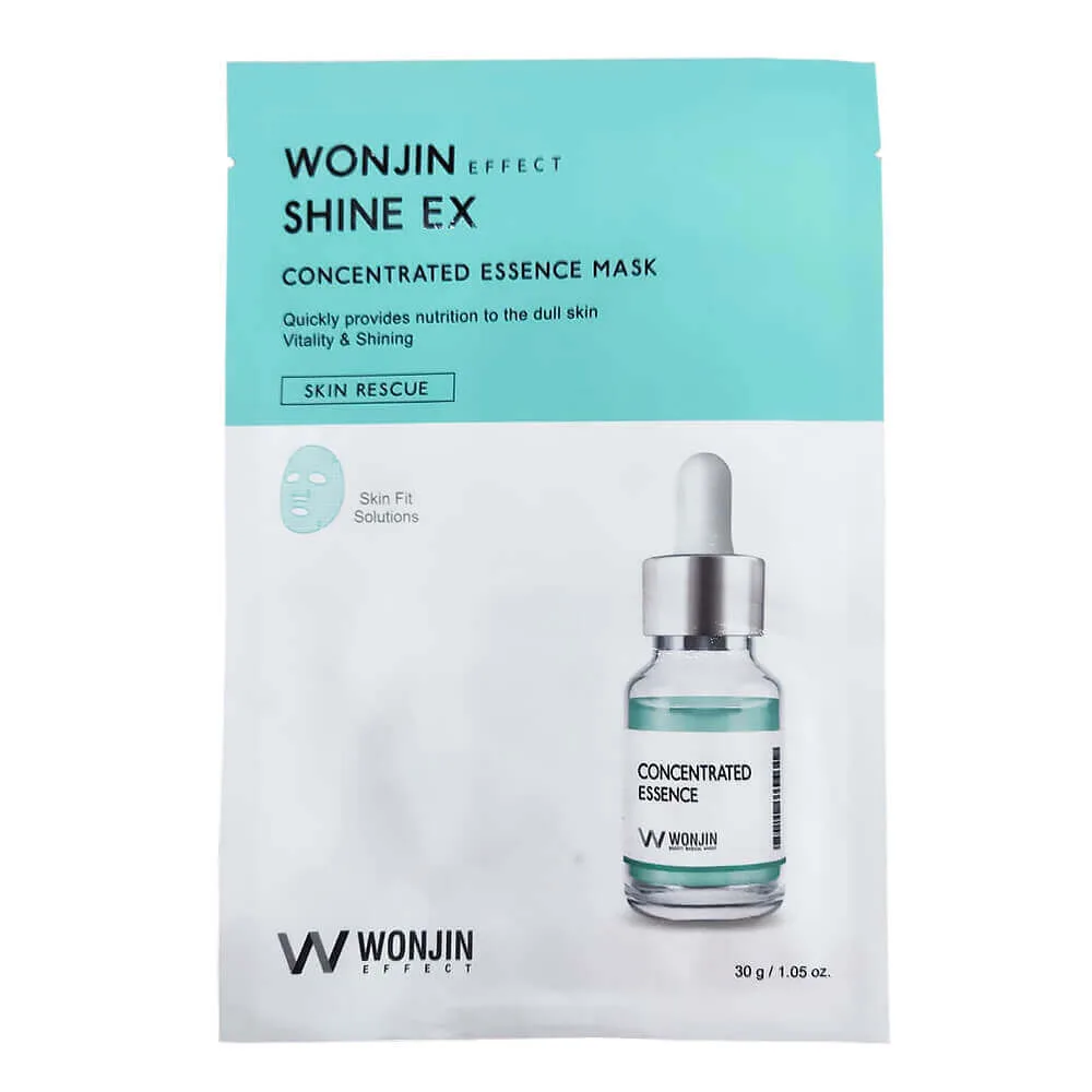 Wonjin Тканевая маска-концентрат для сияния кожи Wonjin Shine EX Concentrated Essence Mask