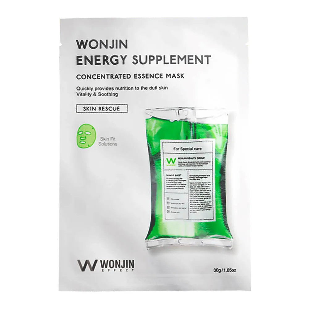 Wonjin Витаминная маска-концентрат с пептидами Wonjin Medi Energy Supplement Concentrated Essence Mask