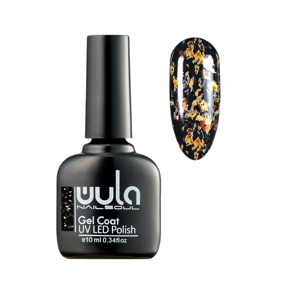 WULA NAILSOUL Гель- лак для ногтей Nailsoul Gel Coat UV LED Polish Glitter Rain ТОН 625
