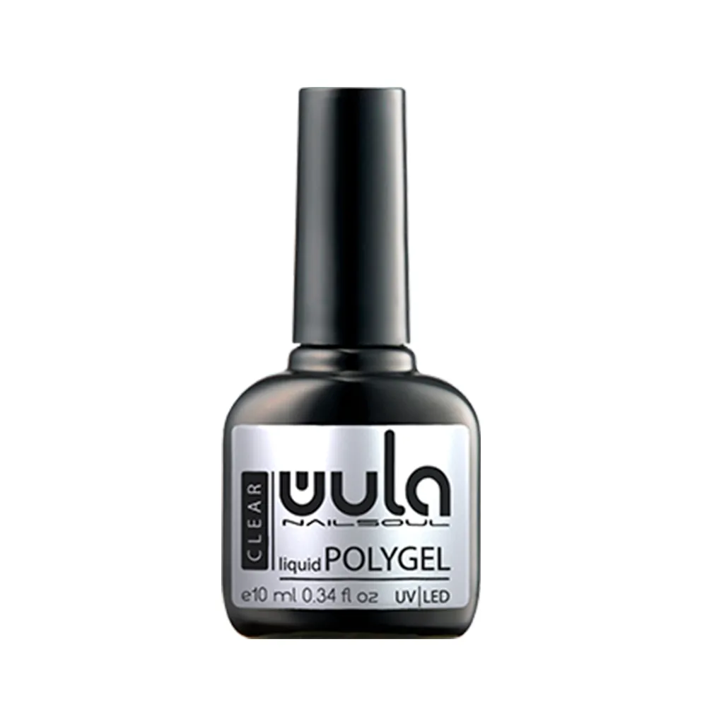 WULA NAILSOUL Полигель для укрепления и донаращивания ногтей жидкий (база) UV LIQUID POLYGEL прозрачный