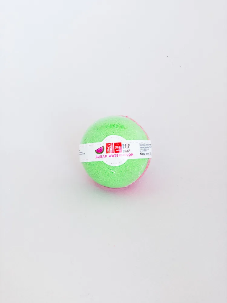 YOKO Бурлящий шар для ванны АРБУЗ Sugar Watermelon