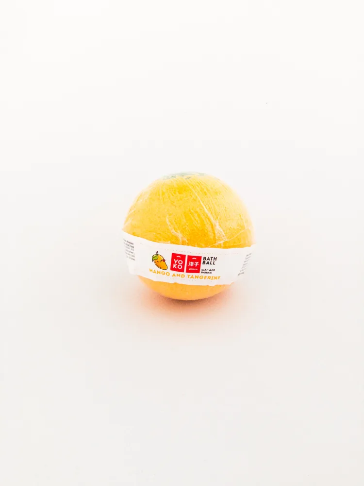YOKO Бурлящий шар для ванны МАНГО и МАНДАРИН Mango And Tangerine
