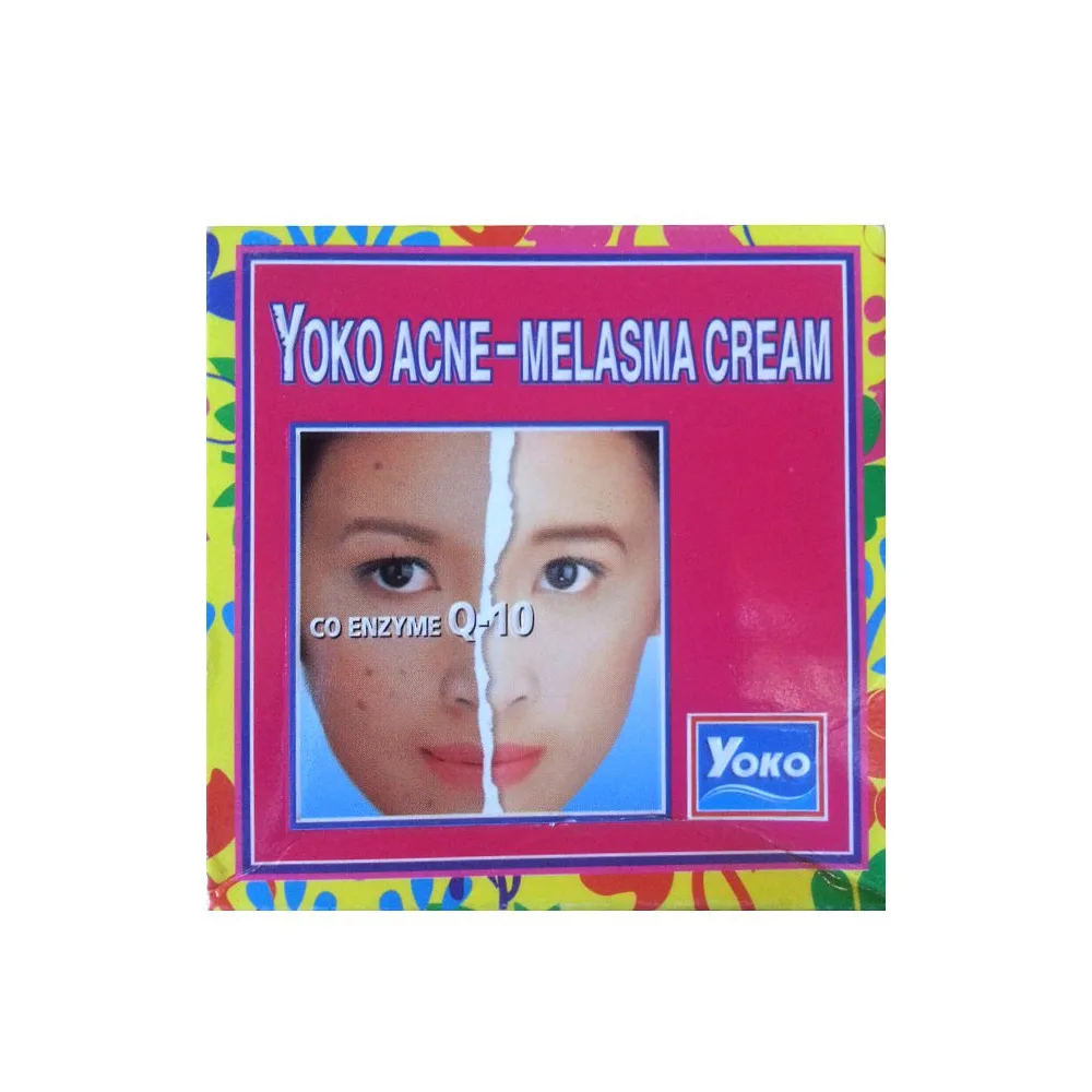 YOKO Крем для лица от пигментации и прыщей с КОЭНЗИМОМ Q10 Yoko face cream for pigmentation and acne with