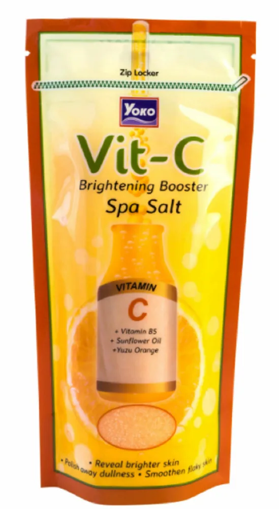 YOKO Скраб для тела солевой ВИТАМИН C Vit-C Brightening Booster Spa Salt
