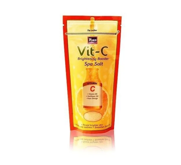 YOKO Скраб для тела солевой ВИТАМИН С для сияния кожи Spa Salt Vit-C