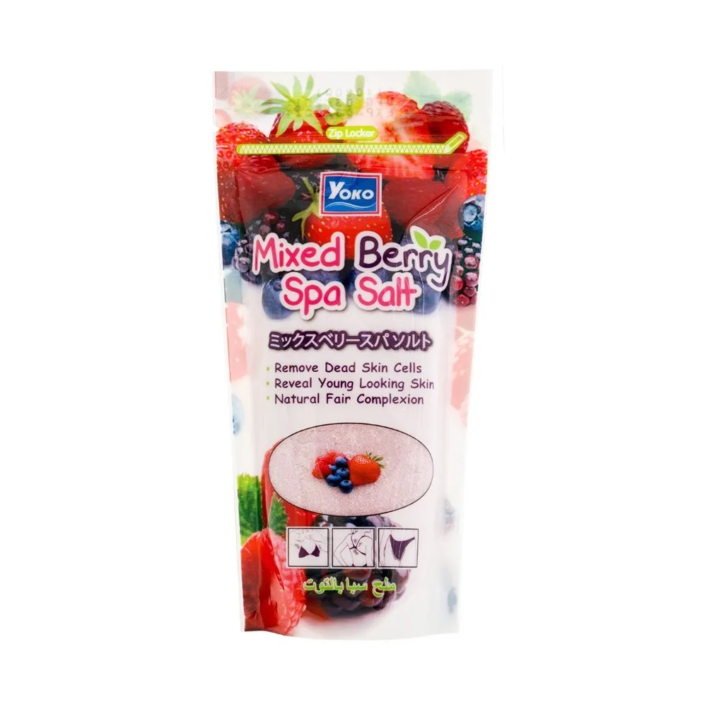 YOKO Скраб для тела солевой ЯГОДНЫЙ МИКС YOKO Mixed berry spa salt