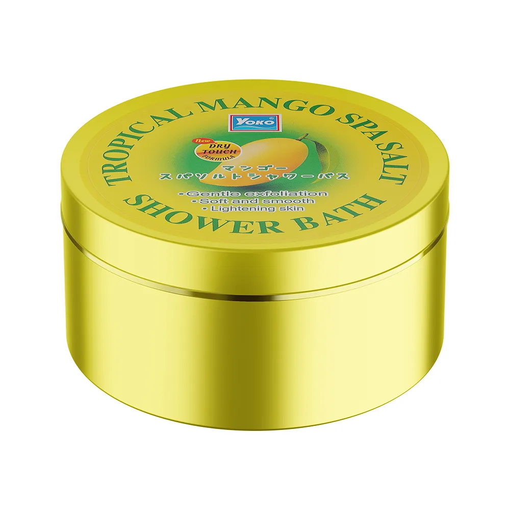 YOKO Скраб солевой МАНГО tropical mango spa salt shower bath