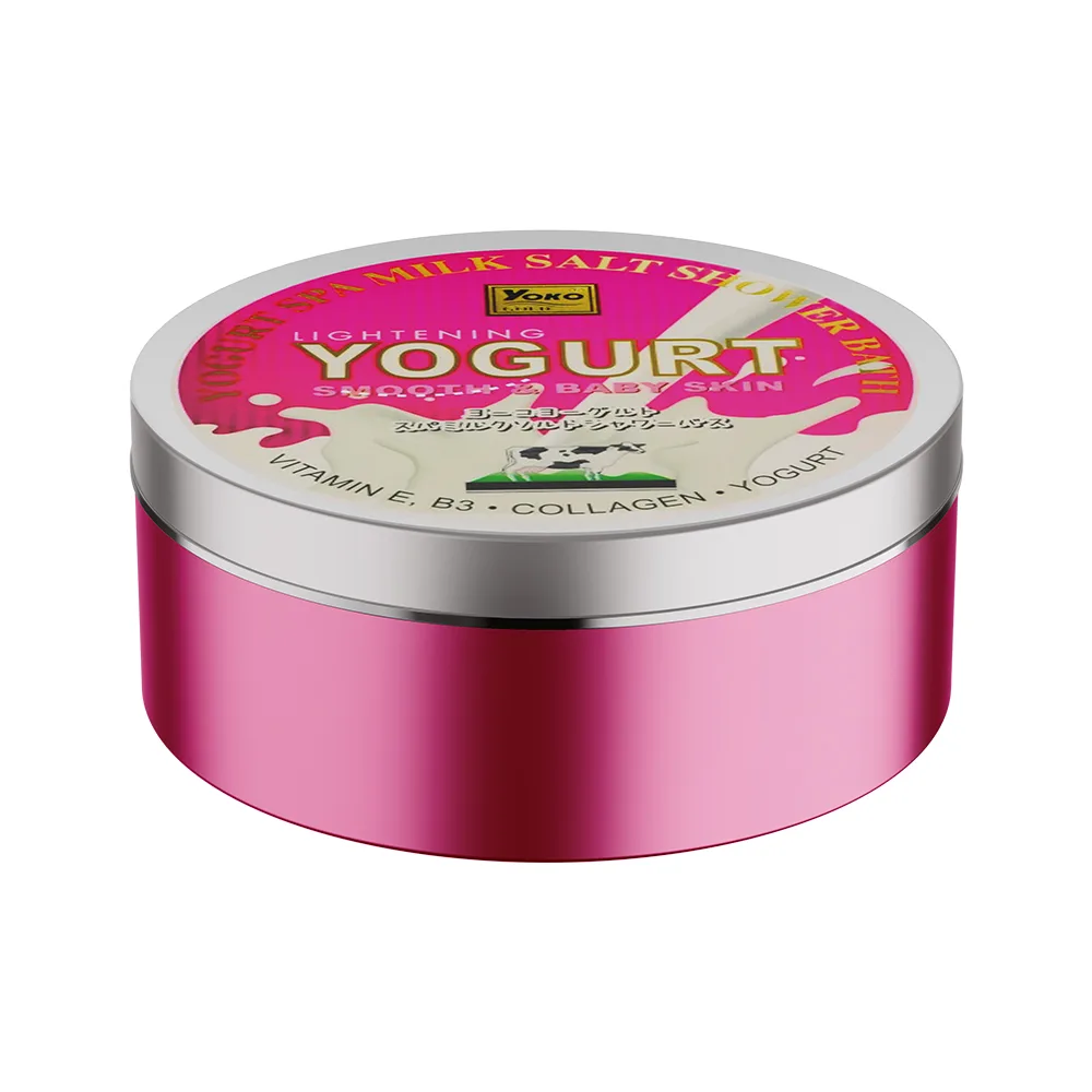 YOKO Скраб солевой ЙОГУРТ И МОЛОКО gold yogurt spa milk salt shower bath