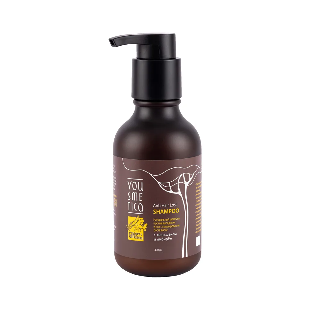 YOUSMETICA Шампунь для волос натуральный ПРОТИВ ВЫПАДЕНИЯ Anti Hair Loss Shampoo