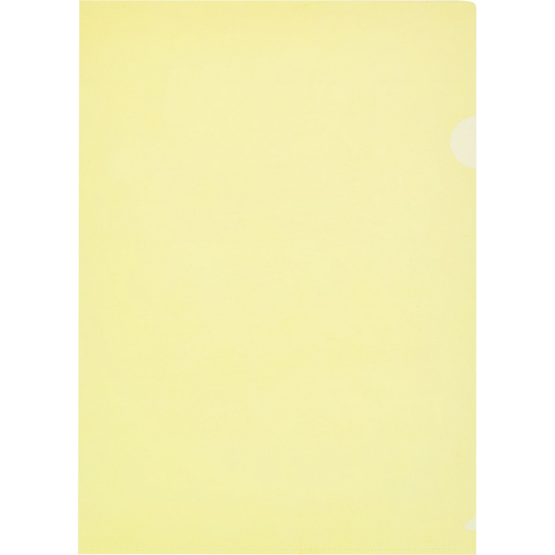 Папка уголок Attache Economy п/э цв. E-100/123T желтая Россия 10 шт/уп