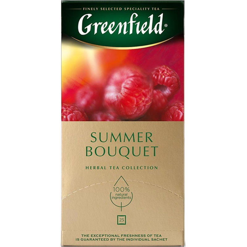 Чай Greenfield Summer Bouquet фруктовый фольгир.25пак/уп 0433-10