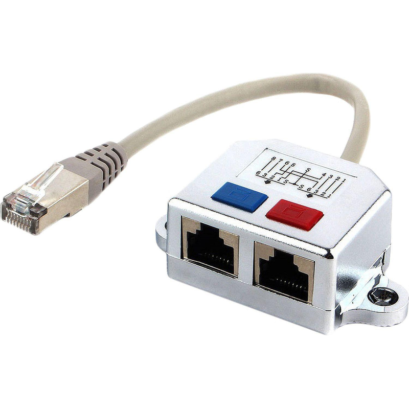 Разветвитель Cablexpert NCA-SP-02 FTP 1 порт RJ45