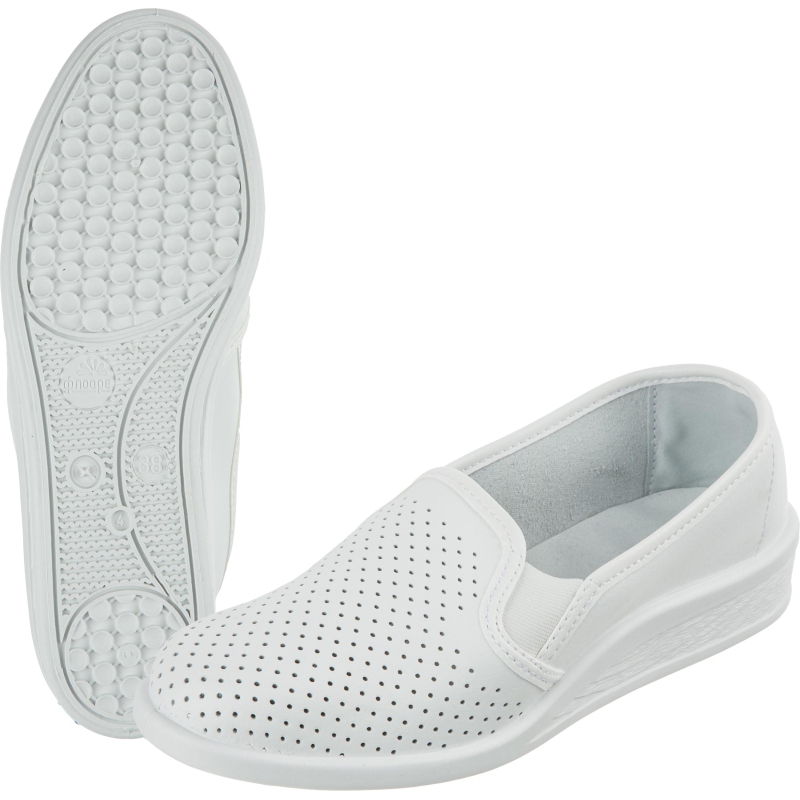 Туфли Таня жен.нат.кожа белые(р.37)(245) (55-01/55110108)