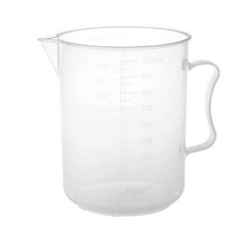 Стакан (мензурка)с ручкой, градуир.п/п 1000мл 11000105