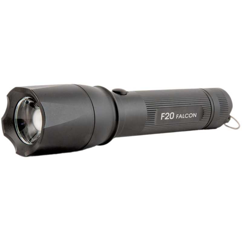 Фонарь ЯРКИЙ ЛУЧ F20 Falcon CREE XP-L HI 800лм, 3 режима, аккум