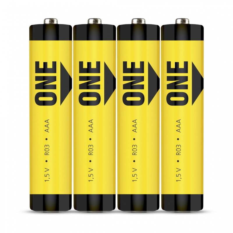 Батарейка Smartbuy AAA солевая ONE R03/4S (60/600) (SOBZ-3A04S-Eco) 4шт