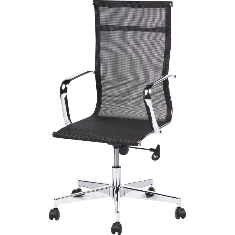 Кресло BN_Y_EChair-710 T net сетка черная, хром