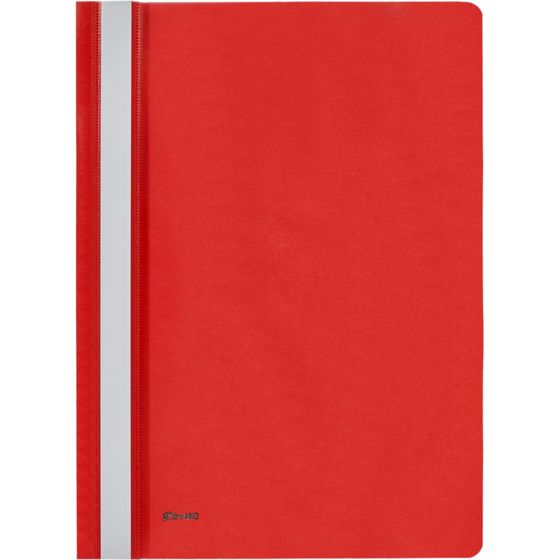 Скоросшиватель пластиковый Комус А4 красный 1810