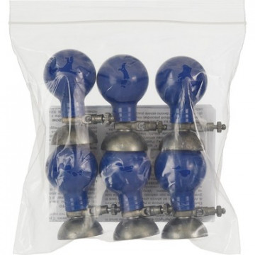 Электроды для ЭКГ многораз. D 30 грудные комплект 6 шт Fiab F9009SSC