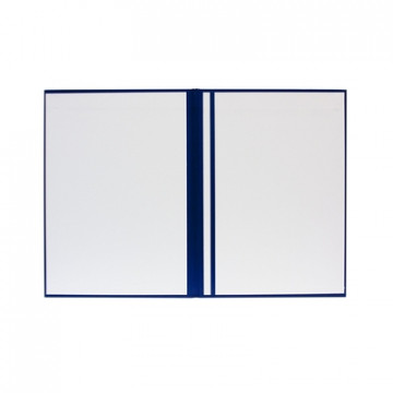 Папка адресная КОНКОРД, синий, А4