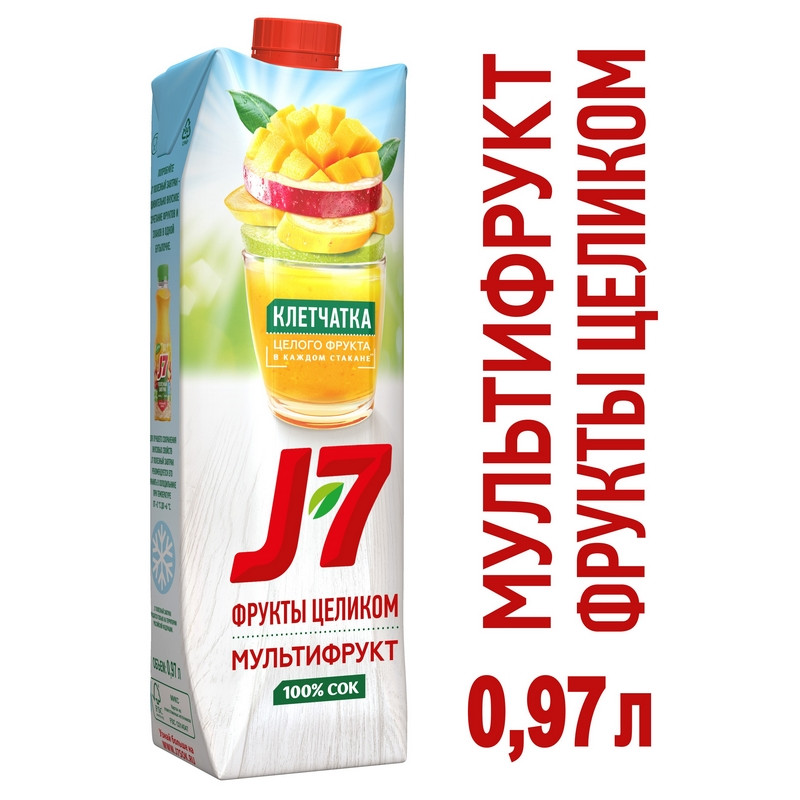 Сок J7 мультифрукт 0,97л