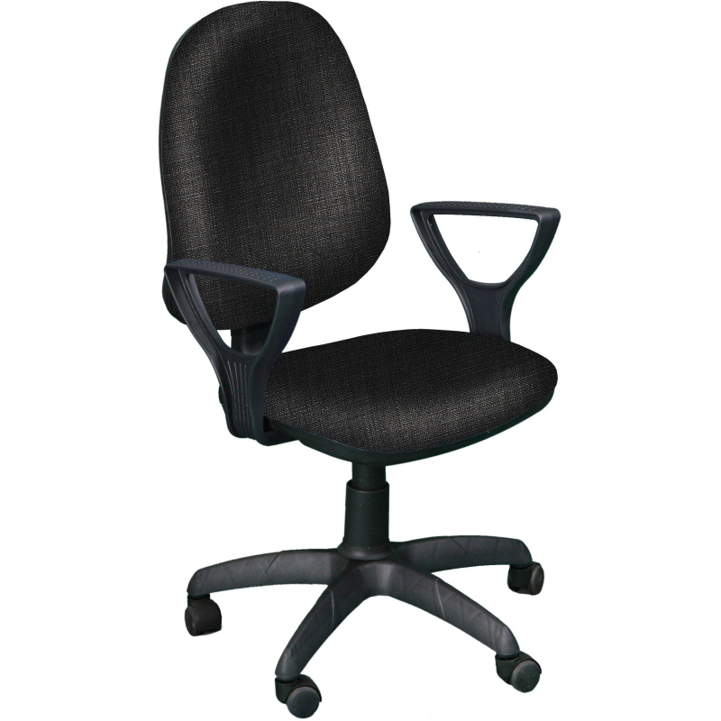 Кресло SK5_AL_Prestige ПОЛО ткань черная