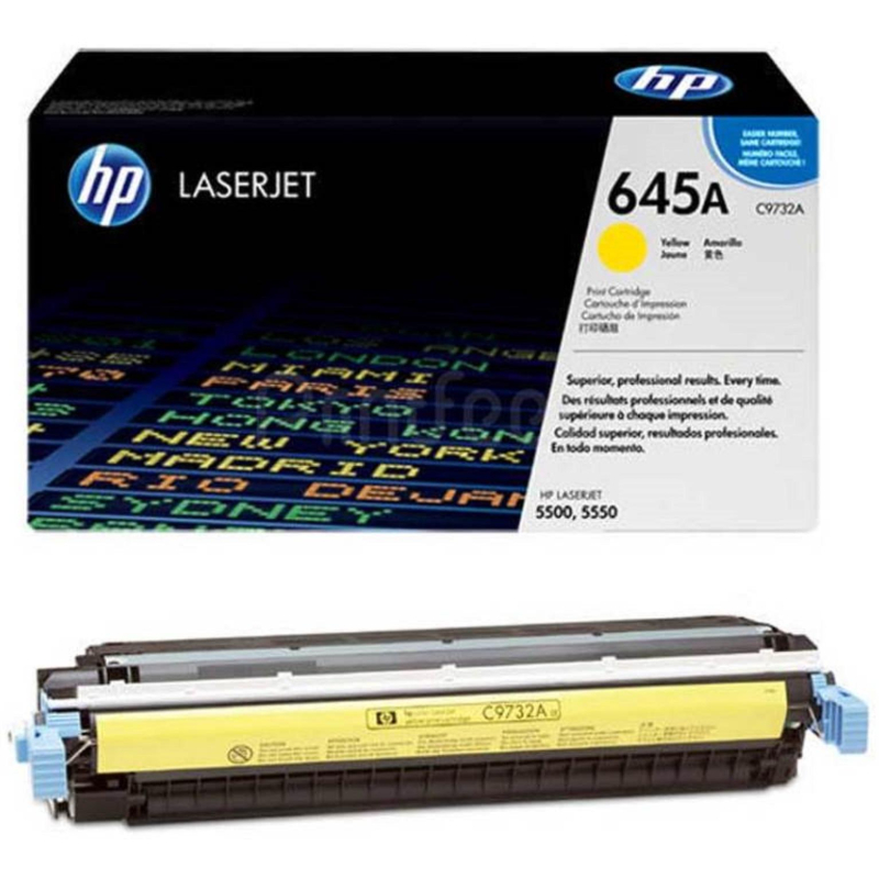 Картридж лазерный HP 645A C9732A жел. для CLJ 5500/5550