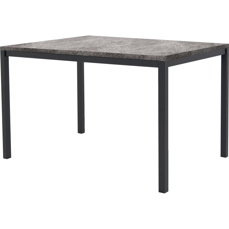 Стол обеденный UD_Итан СТ19 1200х800 карк черный, ЛДСП 25 солио темный