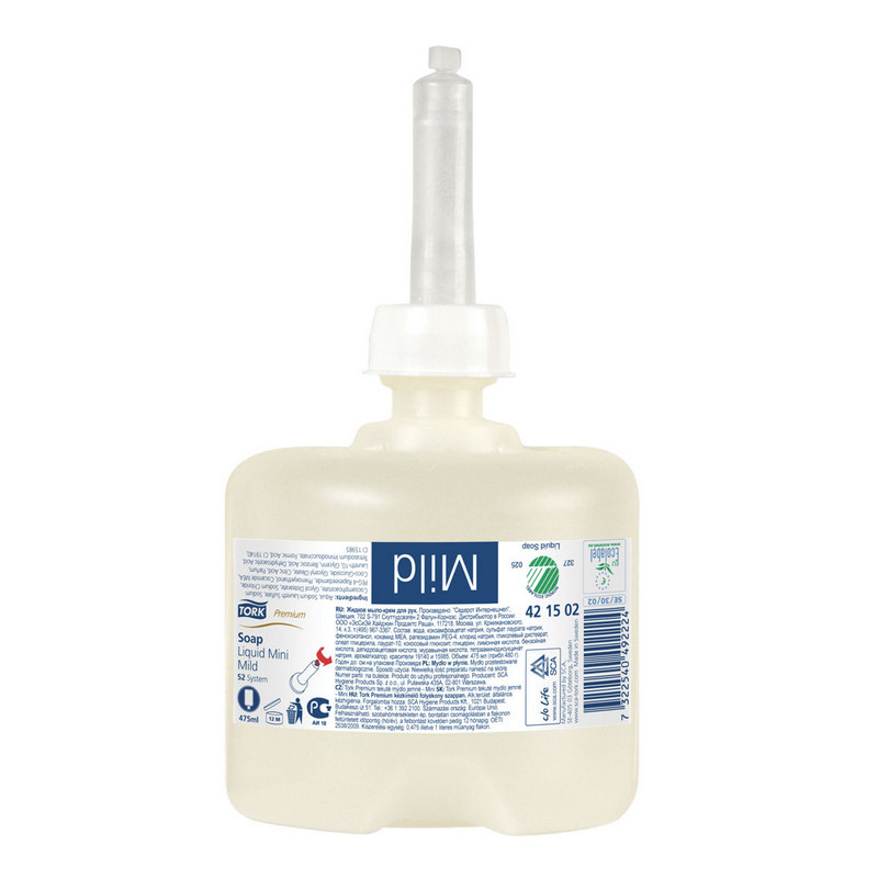 Картридж с жидким мылом Tork S2 0,475л, 421502/420502